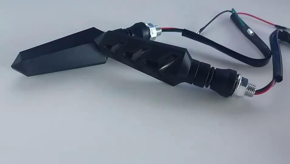 2023 2Pcs Motorcycle LED Turn Signal Lamp Sequential Yellow Shock Resistant Low Energy Consumption Flowing LED Indicator Lights