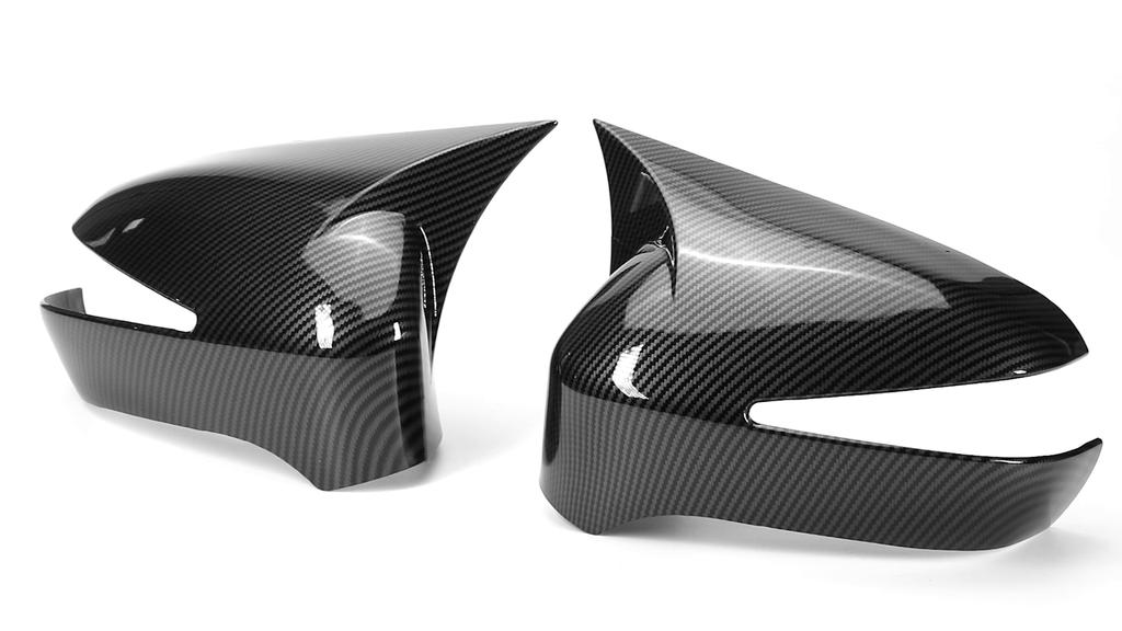 2ks Auto Add-on Kryt zpětného zrcátka Krytka zadního zrcátka Krytka pouzdra pro Honda Civic 8. 2005-2011 lesklá černá