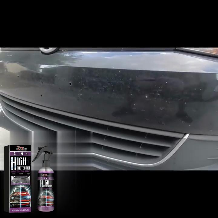 HOMONTH High Protection 3-in-1 Automotive Coating Spray 100ml: Long-lasting, oil-proof, waterproof, and stain-resistant for car cleaning