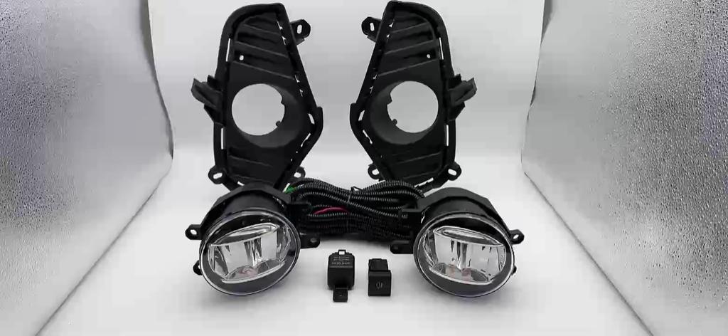 LED Fog Light For Toyota RAV4 2019 2020 2021 Foglamps Headlights Foglights Cover Wiring Assembly Kit Car Accessories Fog Lights