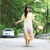 Women's Plus Size V-Neck Floral Long Dress – Short Sleeve Loose Fit Casual Dress with Pockets (Sizes XL-5XL)