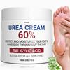 60% Urea Krem, Urea Fot- og Håndkrem, Rask Absorbering, Ikke-Fettete, Trygg for Sensitiv Hud, Urea Fuktighetskrem for Ekstremt Tørr Hud-100G