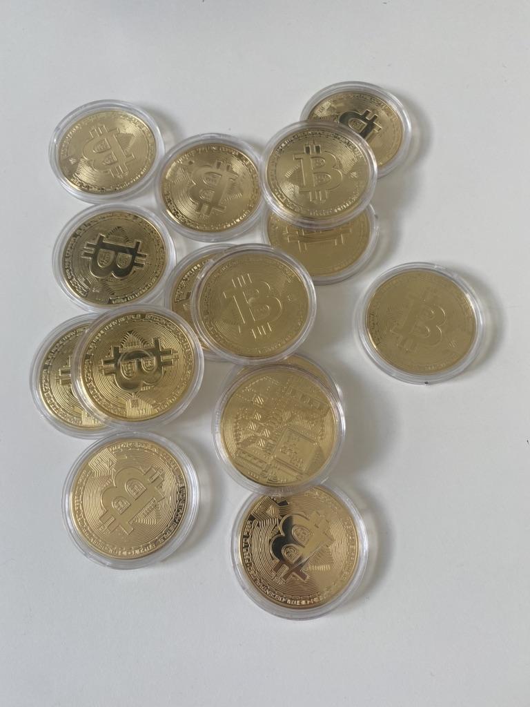 Buy Bitcoin Commemorative Coin Collectible BTC Plate Art Collection Metal  Antique Imitation at affordable prices — free shipping, real reviews with  photos — Joom