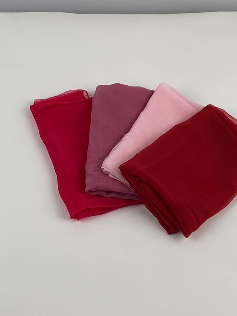 Spring and Summer Lightweight Chiffon Scarf Ultra Thin Solid Color Ice Silk Scarf Long Beach Sun Protection Cape Beach Towel