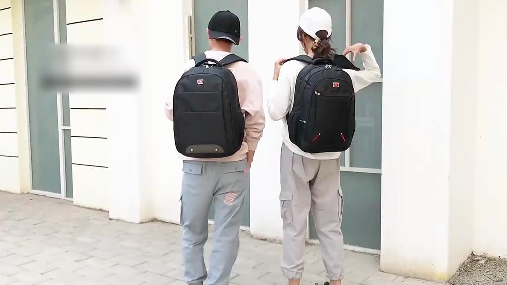 Laptop-Rucksack Einfarbig Lastreduzierend Großes Fassungsvermögen Schultasche Tagesrucksack für Mittelschüler
