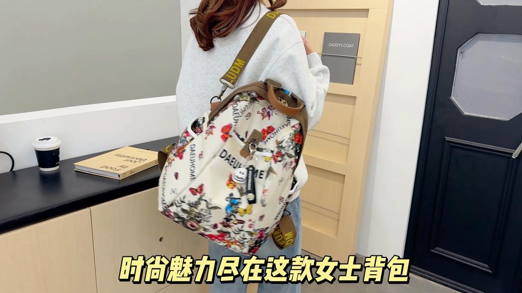 Ny Högkvalitativ retro Damaxelväska Stor Kapacitet Oxford Tygväskor Damer Ryggsäck Kvinna Färg Tote Kvinnor Axelryggsäckar