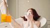 Persimmon Fresh Bath Soap Formula Gently Cleanses the Skin and Leaves Fragrance and Refreshing Household Daily Care Soap 100g