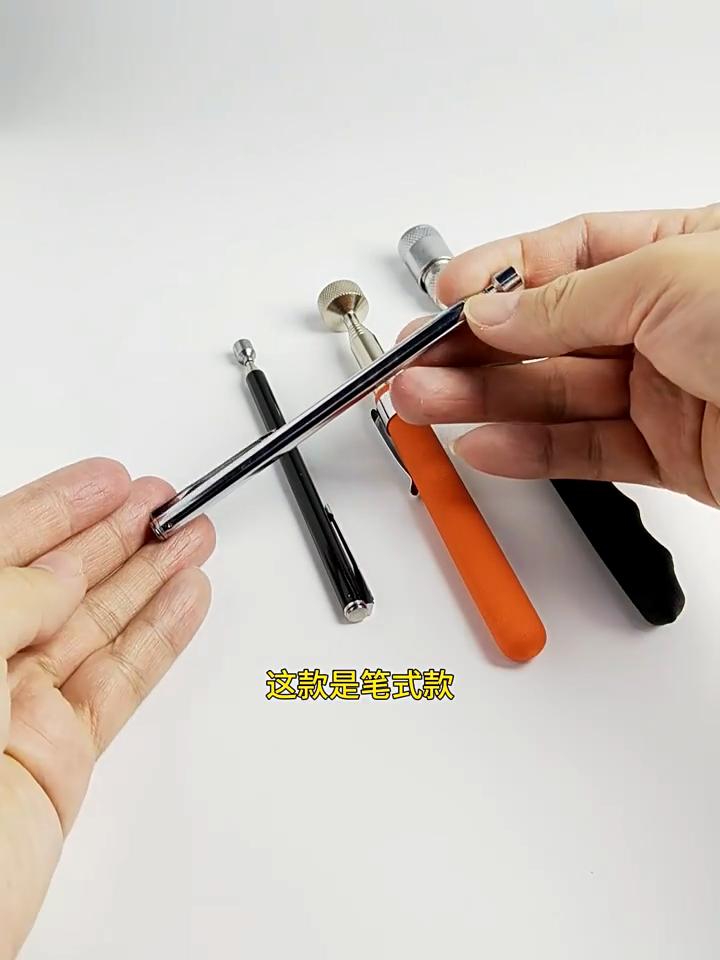 Portable Telescopic Magnetic Pick Up Rod Extending Magnet Stick Handheld Retrieval Tool For Nuts Bolts Screws Silver
