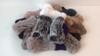 New Brand Women Real Natural Rabbit Fur Mittens Winter Warm Fluffy Lady Real Rabbit Fur Gloves Knitted Good Elastic Fur Glove