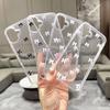 Cute 3D Bowknot Glitter Phone Case For iPhone 16 15 14 13 12 11 Pro Max Plus MiNi 2025 Korean Girl Soft Cover Epoxy Clear Shell