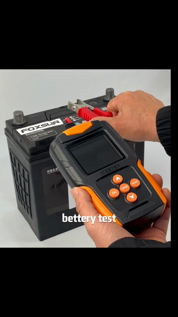 12V 24V Car Accessories Battery Analyzer Test Tool Car Motorcycle Battery Tester Digital SOH SOC CCA IR Measurement for Car Truck