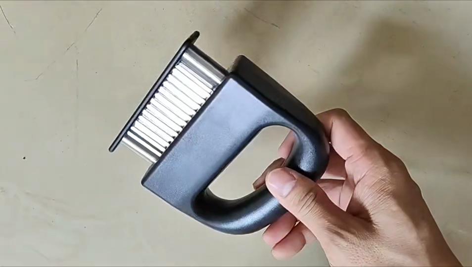 1PC Einziehbarer Edelstahl-Fleischnadel-Weichmacher-Tenderizer 48 Klingen Küche Kochen Steak Hammer Pounder Tools Fleischklopfer