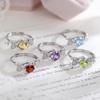 Natural Stone Ring for Women's S925 Pure Silver Non Fading Ring? Popular High-end Accessories On Xiaohongshu for Women's Fashion Retro Jewelry Gifts