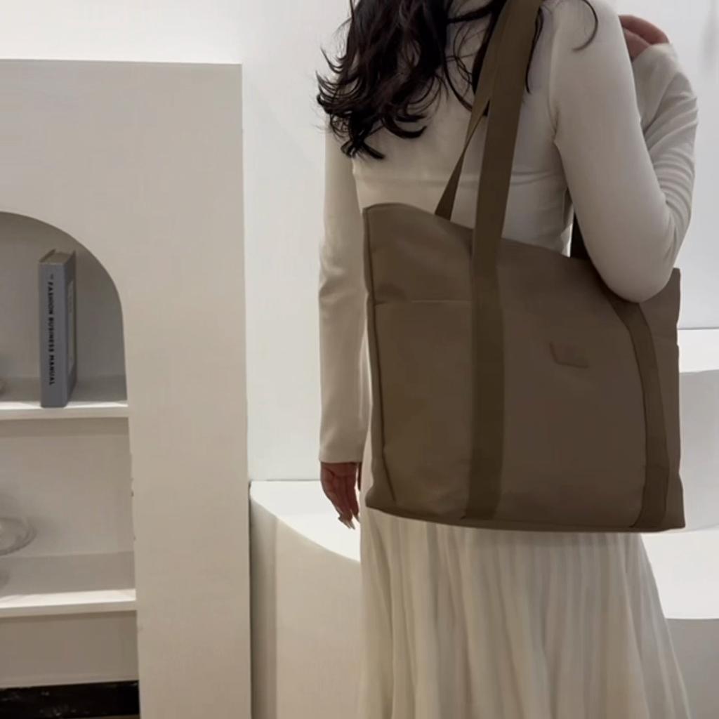 Duża pojemność nylonowa torba na ramię do pracy w podróży torba na zakupy damska torba