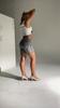 Shascullfites Melody Yoga Shorts Bum Lift Jeans Farmer rövidnadrág Szürke Kiváló minőségű edzés Sportruházat Rövidnadrág