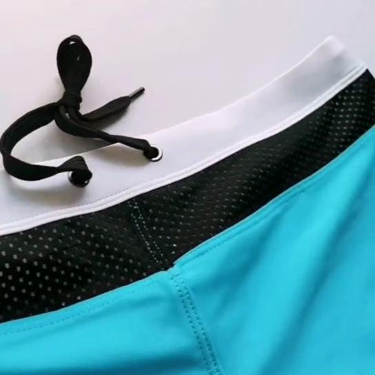 Men's Fashion Swimwear Short Swim Trunks Sexy Mesh Boxer Briefs Comfortable Soft Breathable