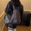 Faux Leather Tote Bag with Dual Zipper Pockets Adjustable Shoulder Strap Women's Everyday Fashion Handbag