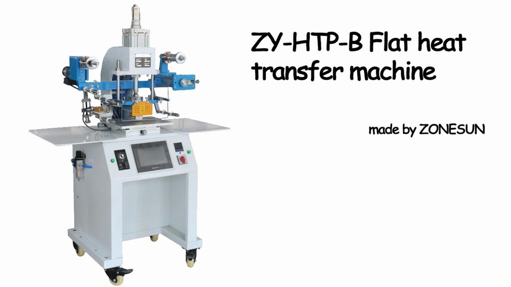 ZONESUN ZY-HTP-B Pneumatic Stamping Machine leather LOGO Creasing machine LOGO stampler name card stamping machine