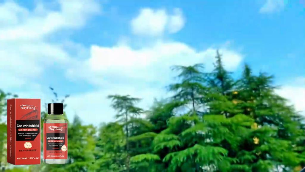 Rayhong Oil Film Cleaner 50ml Powerful degreasing without damaging glass Ensures clear visibility for safe driving