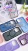 Suitable for Apple 17pro Max Transparent Black Two-in-one Mobile Phone Case Frosted Magnetic AI Smart Button 16e Mobile Phone Case