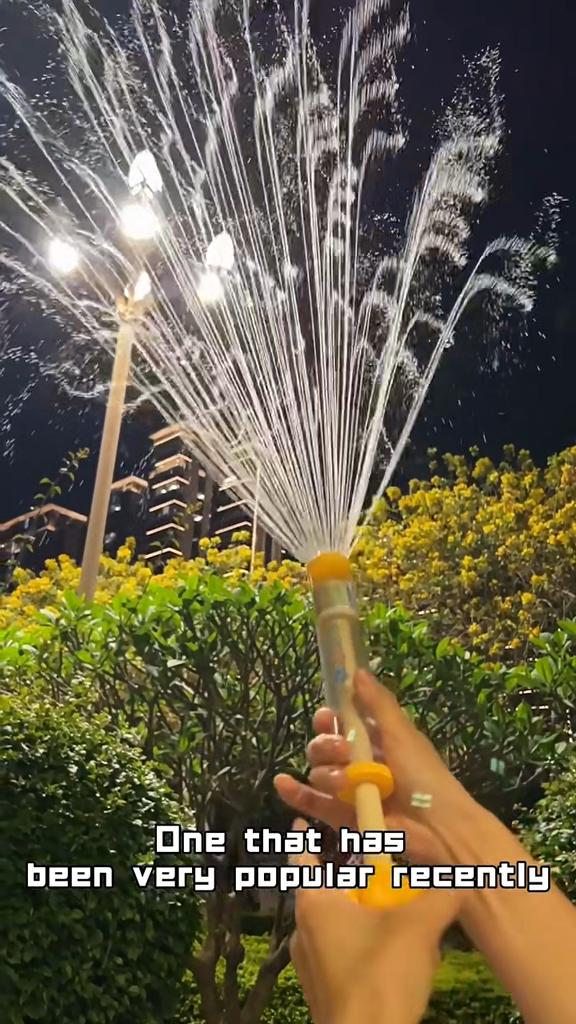 Fireworks Water Gun Children's Water Fights Games Kid Summer Interactive Pull-Out Water Spray Toys Photography Atmosphere Props