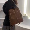 Women's Backpack Large Capacity Soft Leather Retro Backpack Travel Computer Bag