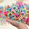 200 PZ Donne Ragazze Colorati Elastici per Capelli in Nylon Elastico Porta Coda di Cavallo Piccoli Elastici per Capelli Elastici Scrunchie Accessori per Capelli(SULLA SCATOLA)