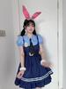 Halloween Zootopia Cosplay Judy Nick Rabbit Police Officer Comic Exhibition Dress Performance Skirt