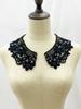 1 Pair White Black Beige Embroidery Fake Collar Venise Floral Embroidered Applique Garment Accessories