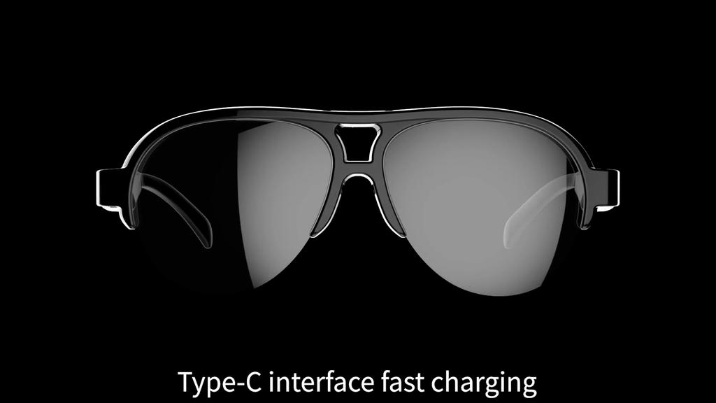 Smart Bluetooth Stereo Headset Glasses Wireless 5.4 Sports Earbuds Outdoor Sport Glasses Hands-free