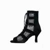Women's Luxury Shoe High Heel Latin Ballroom Salsa Dance Shoes 7.5cm Heel