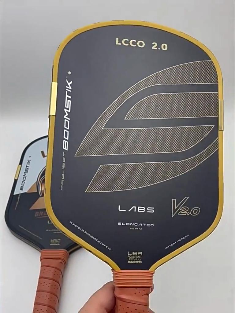T700 Carbon Fiber Pickleball Paddle LCCO 2.0 Boomstik Bread & Butter Style Thermoformed Foam Core USAPA Professional Competition Training Racket