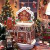 Festive Gingerbread Man Cookie Box With Opulent Packaging For Christmas Parties