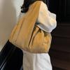 Handbag Lightweight Large Capacity Shoulder Bag Travel Bag Solid Color Tote Bag