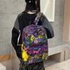 Backpack Men's Graffiti Backpack Senior High School Student Schoolbag