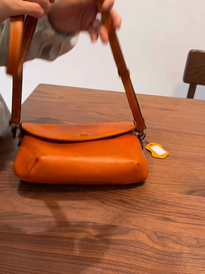 Johnature Summer Mobile Phone Bag Genuine Leather Retro Small Bag Versatile Women's Shoulder Crossbody Bags