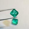 Natural Green Colombian Emerald 9ct Square Cut Certified Loose Gemstone