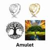 Tree of Life Ring Protection Evil Luck Wealth Eternal Life Rebirth Health growth strength Charming Amulet Talisman Jewelry Accessories