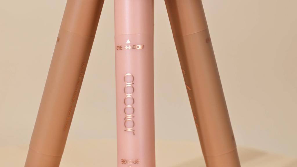 Docolor 2Pcs Double Head Eyeshadow Stick, Smooth Cream Highlighter Stick, Eye Brightener, Waterproof and Long Lasting for Eye Makeup Set