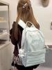 College Style Student Schoolbag Large Capacity Embroidered Backpack