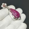Kashmir Ruby Gemstone Pendant, 925 Sterling Silver Jewelry Pendant, Ruby Gemstone Jewelry Pendant For Women, Pendant For Gifts For Her