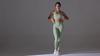 Nessaj Women Sport Pants Elastic Gym Yoga Leggings Push Up Fitness Tights High Waist Running Cycling Trousers