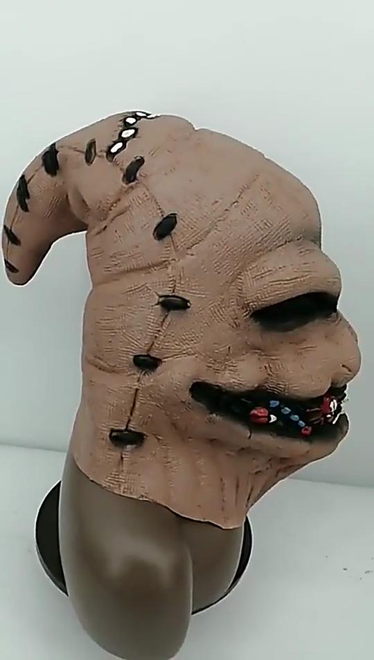 Halloween Nightmare Before Christmas Jack Mask Uki Boogie Latex Movie Character Party Mask Head Cover