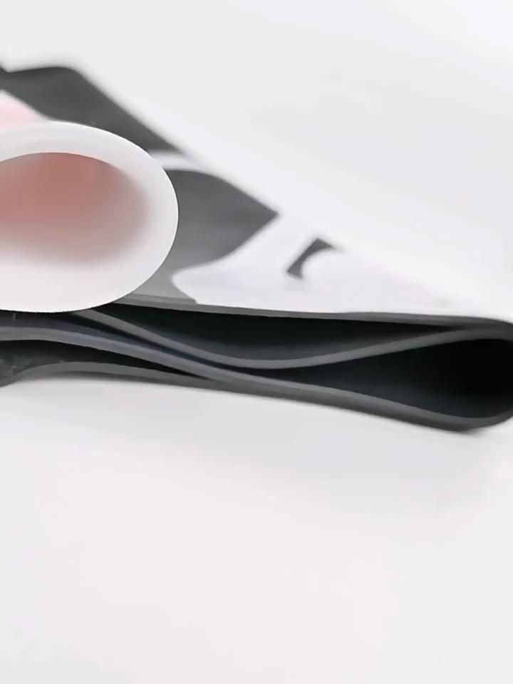 Nové silikonové koupací čepice větší velikosti Dospělí Vodotěsné Elastické Odolné Potápěčská čepice Swan s ochranou uší pro ženy Muži