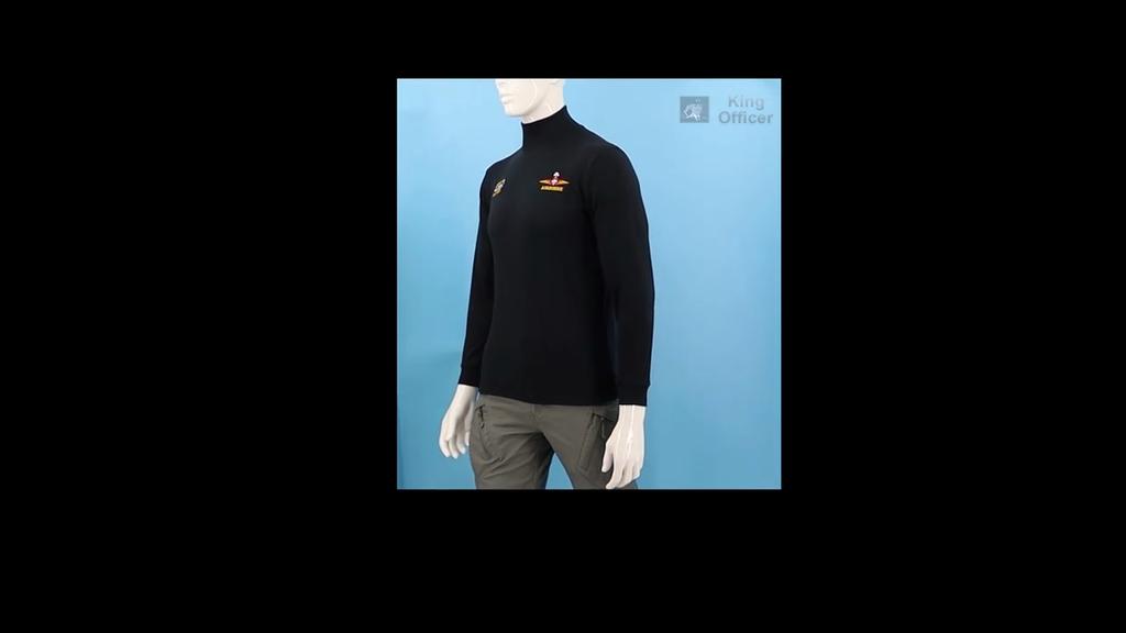 T Shirt Royal Thai Army Ranger Tiger Sword Military Soldier Thailand Undershirt Turtleneck Long Sleeve Embroidered Logo Quick Dry  Men Women Unisex