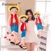 Adorable One Piece Luffy Cartoon Plush Doll Perfect Gift For Kids
