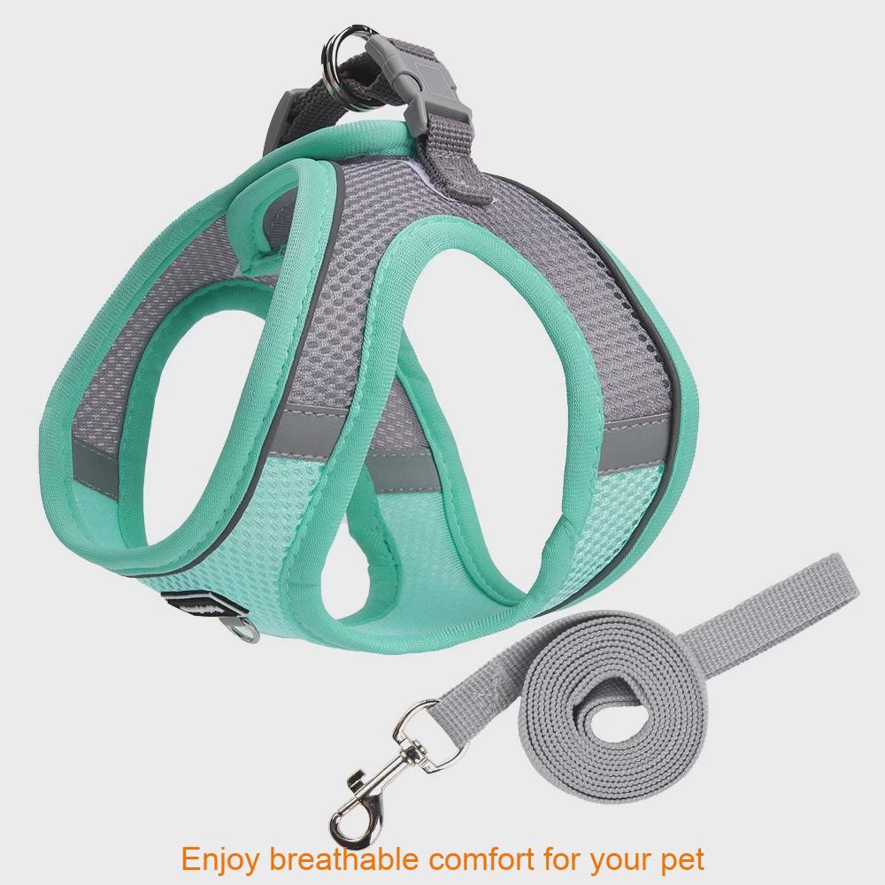 Pet Chest Strap With Reflective Features And Breathable Material For Daily Walks