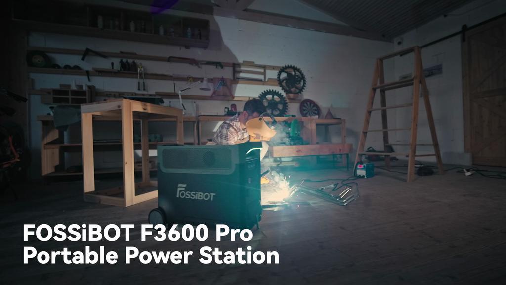Electric Station - FOSSIBOT - F3600PRO - 3840Wh - 3600W - LiFePO4 Battery
