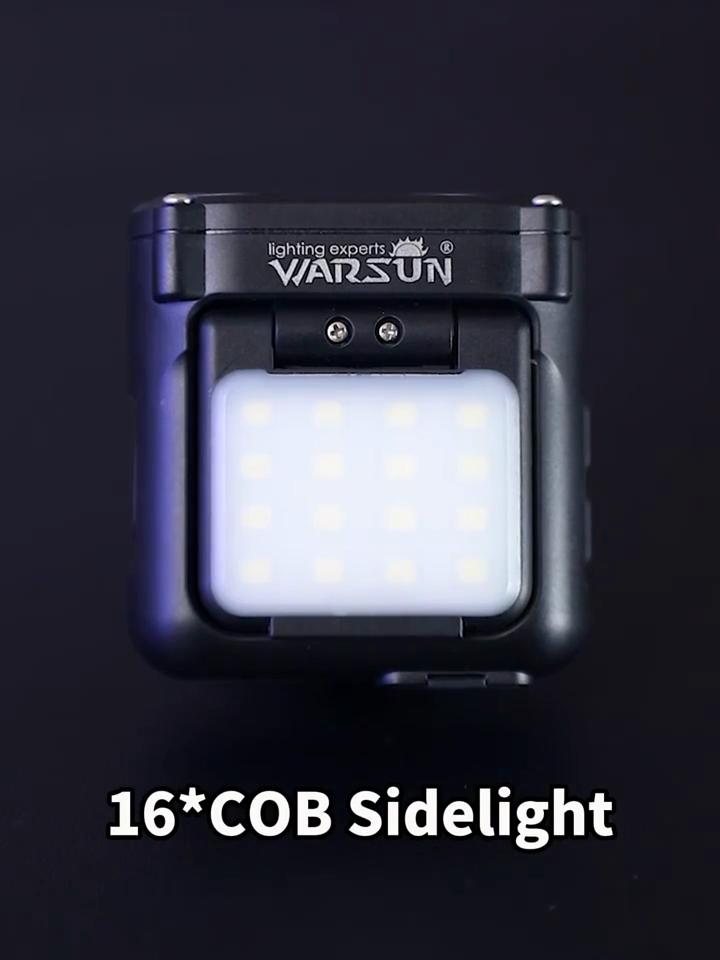 LED Hard Hat Light USB-C Rechargeable Clip on Cap Lights 180°Adjustable Hands Free Hat Flashlight Headlamp for Running Camping