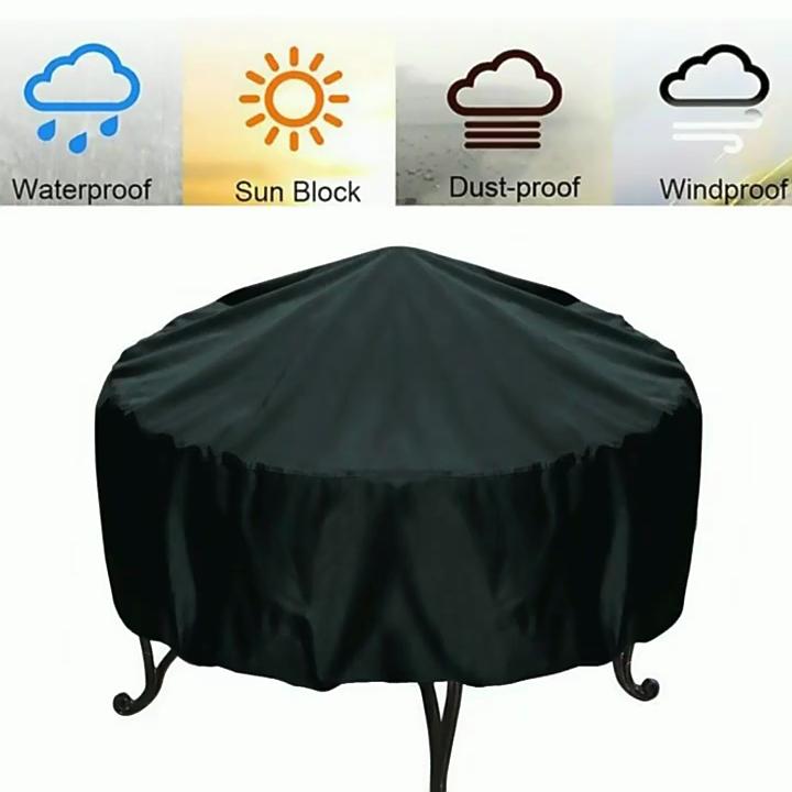 Buiten Tuin BBQ Grillhoes Met Waterdichte UV-Bestendige Oxford Stof Voor Vuurkorf